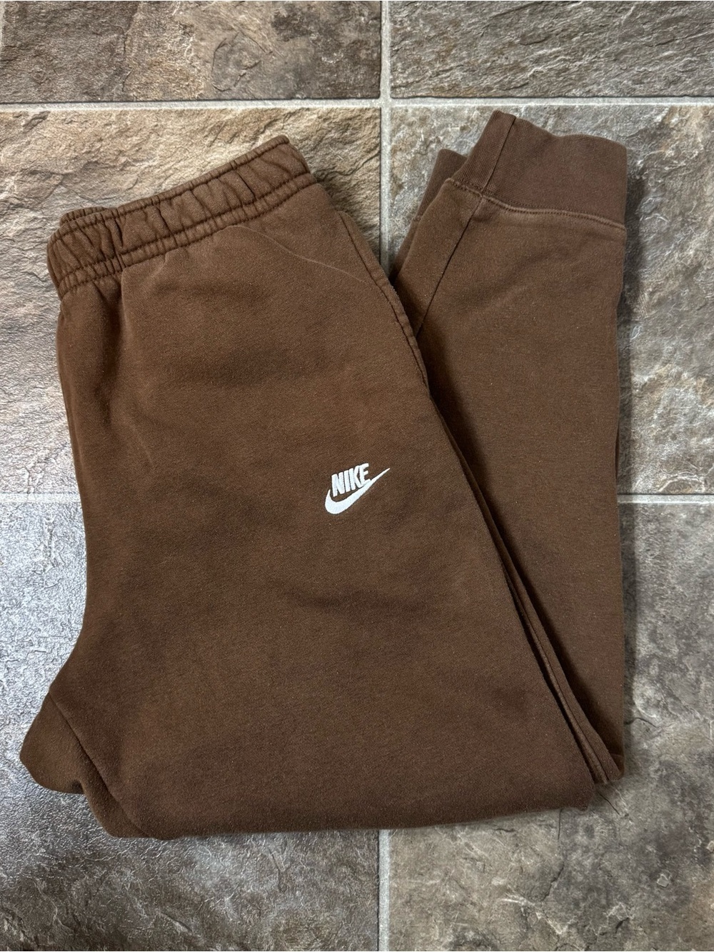 Nike Sportswear Club Fleece Joggers Men's Large Brown